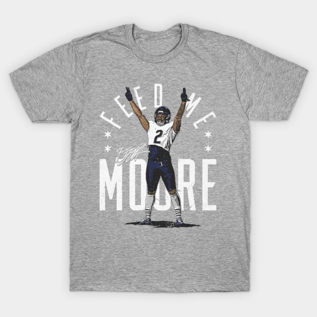 D.J. Moore Chicago Feed Me MOORE T-Shirt by ClarityMacaws